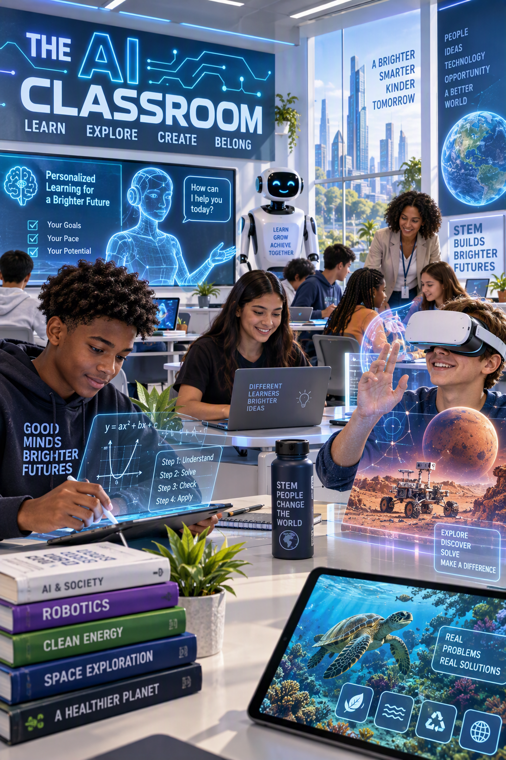 How Artificial Intelligence Will Transform High School Education by 2035